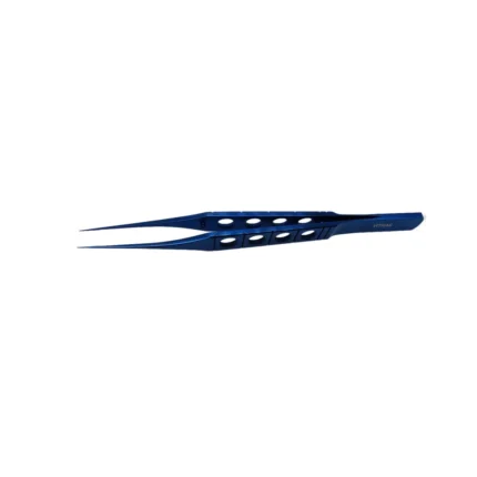 Ophthalmic Titanium Alloy Straight Toothed Micro Tweezers