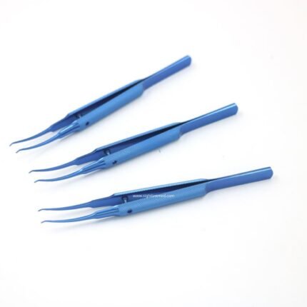 Reusable Colibri Toothed Forceps with 1x2 Teeth 0.12 mm Teeth Corneal Forceps 105mm Long