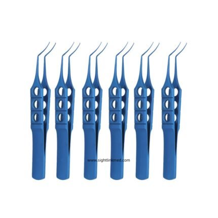 Ophthalmic Cataract Instruments Ultrata Style Capsulorhexis Forceps Titanium Custom logo