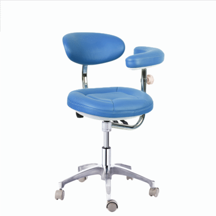 Dental Chair Hospital Assistant Dentist Chair Stool Medical Assistant Dentist Stool with Adjustable Armrest Dental Chair