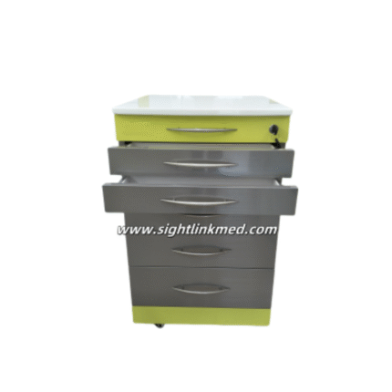 Trolley Mobile Design Stainless Steel Modern Storage Movable Dental Cabinet Furniture Clinic