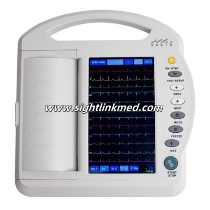 Touch Screen Cardiac 12 Leads 12 Channel Ecg Machine