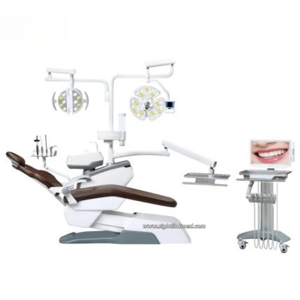 Ergonomic Dental Chair With Monitor Dental Chair Full Set Dental Transplantation Dental Chair Unit for with Mobile Cart